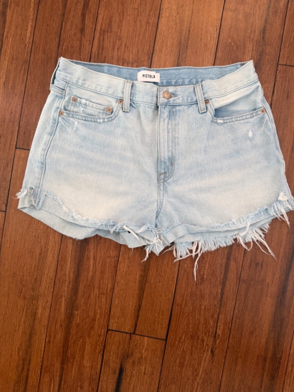 Women's 30 Pistola Claudia Relaxed Cuffed Shorts in Malibu Vintage